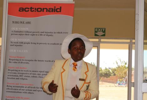 Vimbai in the ActionAid Newsletter June-July 2019