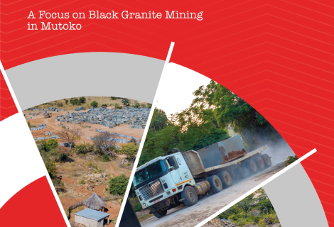 REPORT ON THE STATE OF BUSINESS AND HUMAN RIGHTS IN THE MINING SECTOR IN ZIMBABWE 2021 Cover
