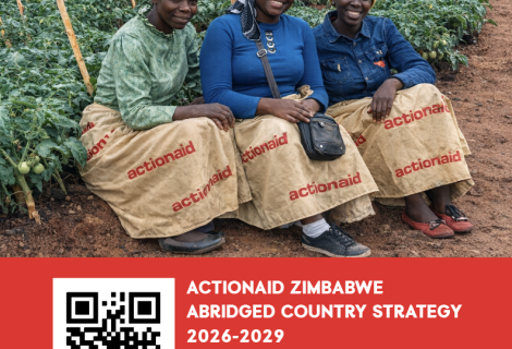 ActionAid Zimbabwe Abridged Country Strategy Plan 2026-2029 Cover 