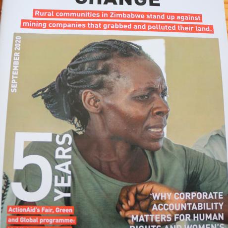 Cover picture for report on resist, engage, change report for mining communities 
