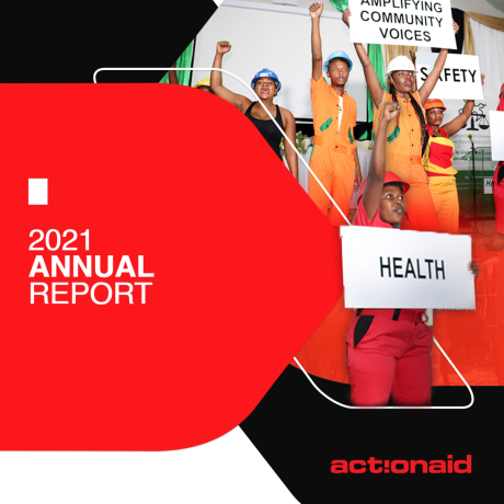 ActionAid Zimbabwe Annual Report 2021 Cover Picture