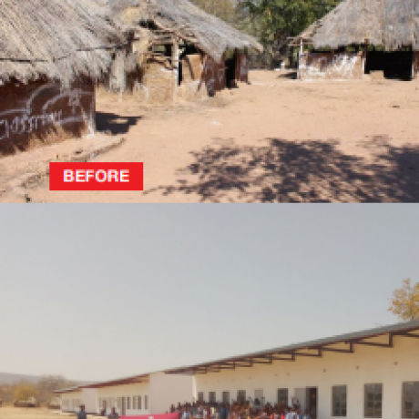 Njobola Primary before and after