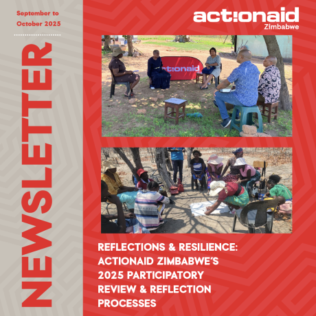 ActionAid Zimbabwe Sept to October Newsletter Cover Picture 