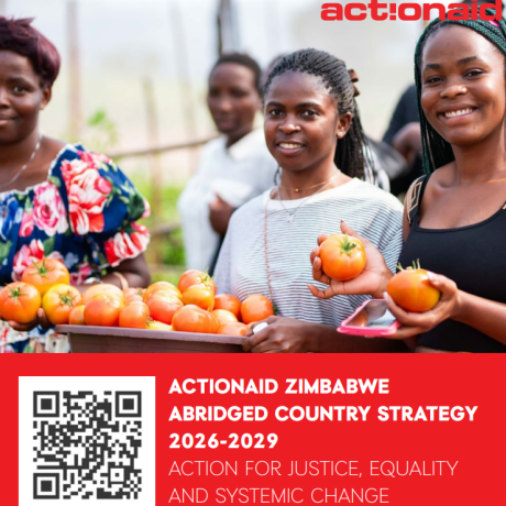 ActionAid Zimbabwe Abridged Strategy Cover Picture 2026-2029