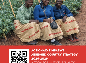 ActionAid Zimbabwe Abridged Country Strategy Plan 2026-2029 Cover 